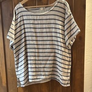 Eileen Fisher Linen/Cotton Shirt